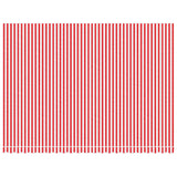 Vidaxl vervangingsdoek voor luifel gestreept 5x3,5 m rood en wit
