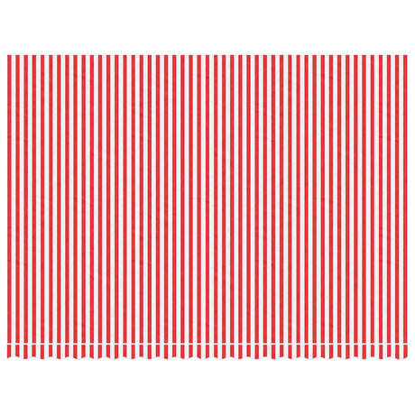 Vidaxl vervangingsdoek voor luifel gestreept 5x3,5 m rood en wit