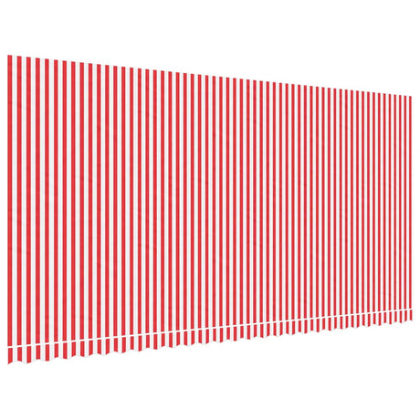 Vidaxl vervangingsdoek voor luifel 600x300 cm polyester rood en wit