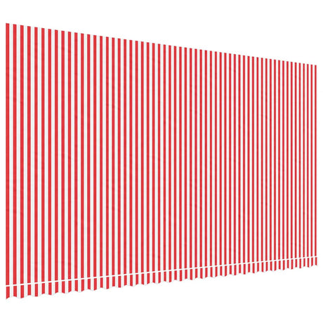 Vidaxl vervangingsdoek voor luifel 600x350 cm polyester rood en wit