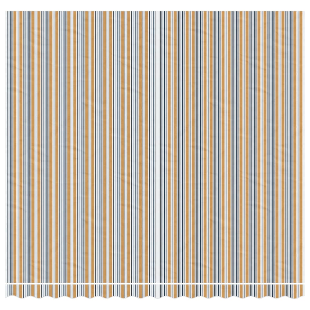 Tissu de remplacement Vidaxl pour Luifel rayé 4x3,5 M multicolores