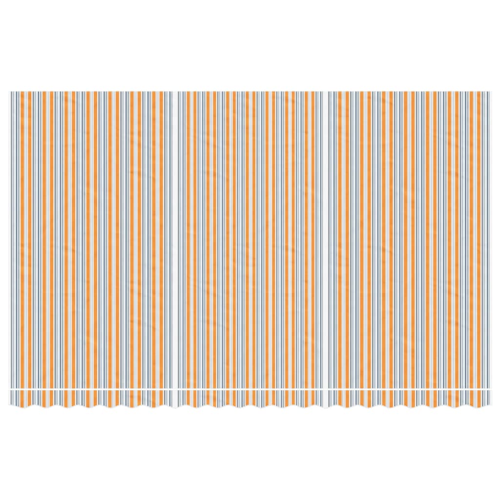 Vidaxl Ersatzstoff fir LUIDel gestreift 5x3 m Multicolour faarweg