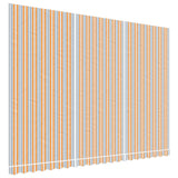 Vidaxl erstatningsklut for Luifel Striped 5x3,5 m Multicolour