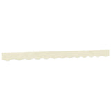 Vidaxl vervangingsdoek voor luifelrok gestreept 3 m crèmekleurig