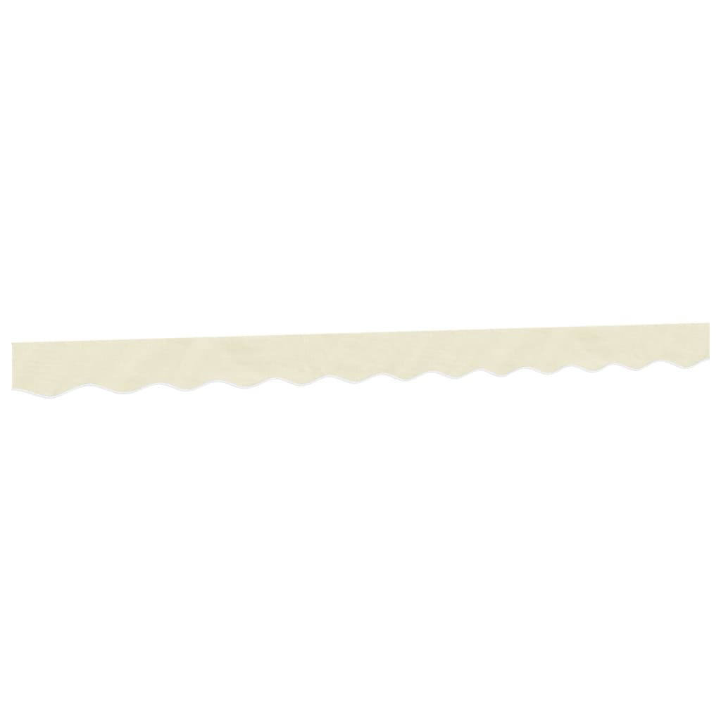 Vidaxl replacement cloth for awning skirt striped 3 m cream -colored