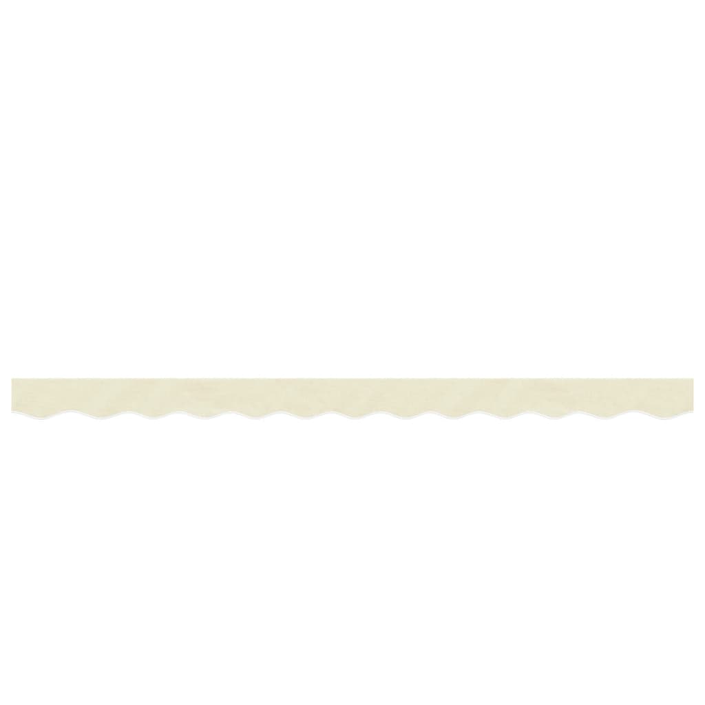 Vidaxl replacement cloth for awning skirt striped 3 m cream -colored