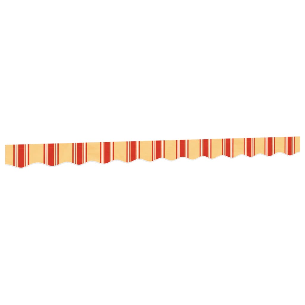 Vidaxl replacement cloth for awning skirt striped 3 m yellow and orange