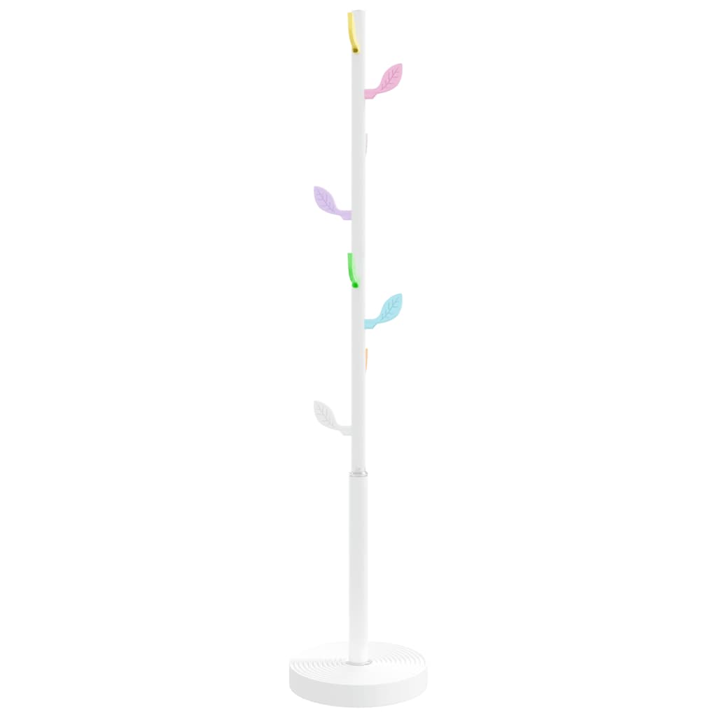 Vidaxl Rack Rack 172 cm Polvo de hierro cubierto de blanco