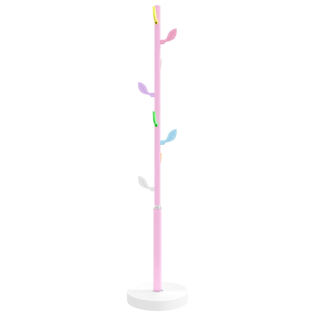 VidaXL Coat rack 172 cm powder -coated iron pink