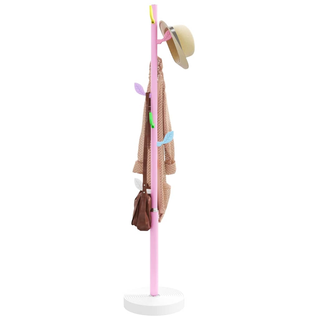 VidaXL Coat rack 172 cm powder -coated iron pink