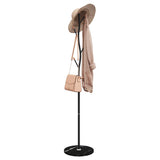 Vidaxl Coat Rack 177 cm Polvo -Black de hierro recubierto