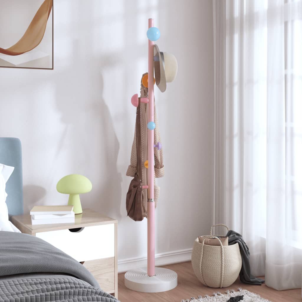 VidaXL Coat rack 172 cm powder -coated iron pink