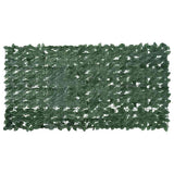 Vidaxl balkonscherm met donkergroene bladeren 200x100 cm