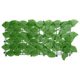 Vidaxl balkonscherm met groene bladeren 200x75 cm