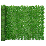 Vidaxl balkonscherm met groene bladeren 200x150 cm