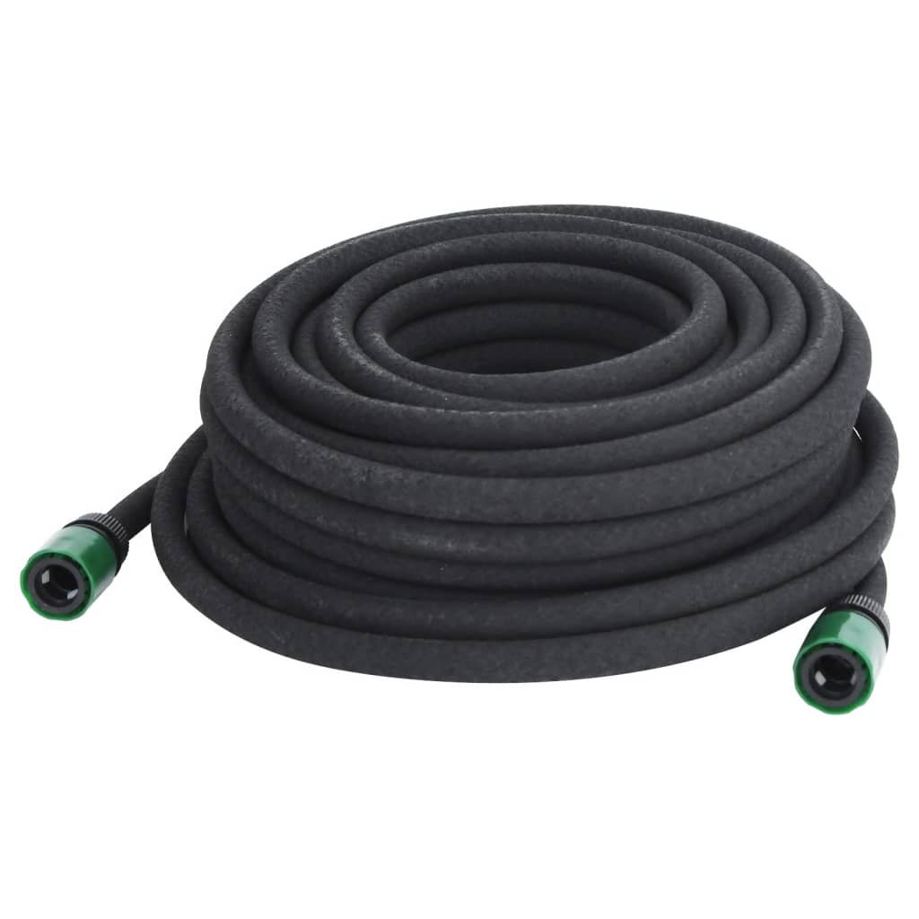 Vidaxl DRIP HOSE 0.6 '' 25 m in gomma nera