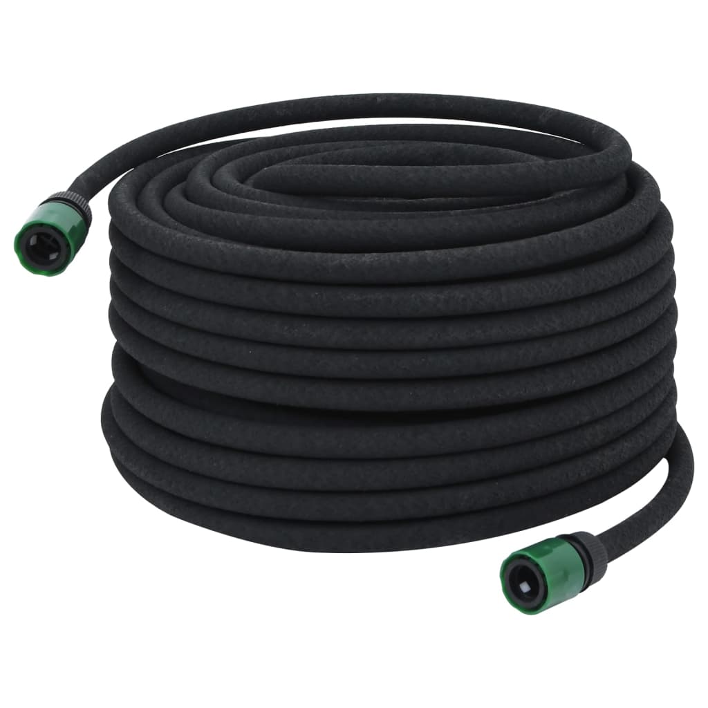 Vidaxl Drip hose 0.6 '' 50 m rubber black