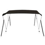 Vidaxl biminitop 3 bogen 183x180x137 cm zwart