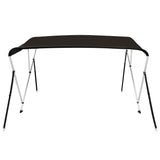 Vidaxl Biminitop 3 arches 183x196x137 cm black