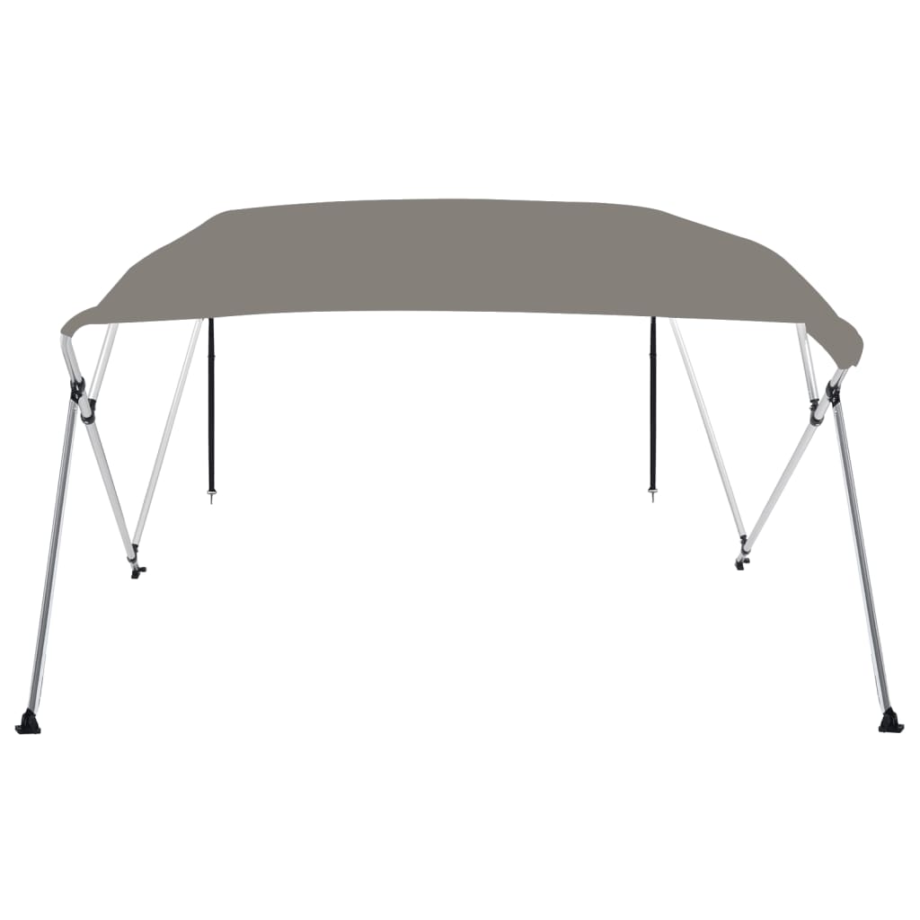 Vidaxl biminitop 4 arcos 243x180x137 cm gris