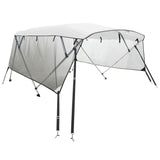 Vidaxl Biminitop 4 arches with mesh side walls 243x (170-182) x137 cm