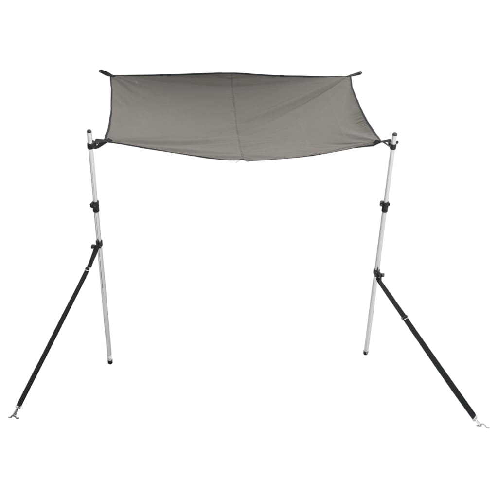 Vidaxl Shadow Cloth T-Top 170x170x (115-183) cm Anthracite Gray