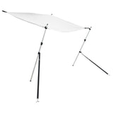 Vidaxl schaduwdoek t-top 170x208x(115-183) cm wit