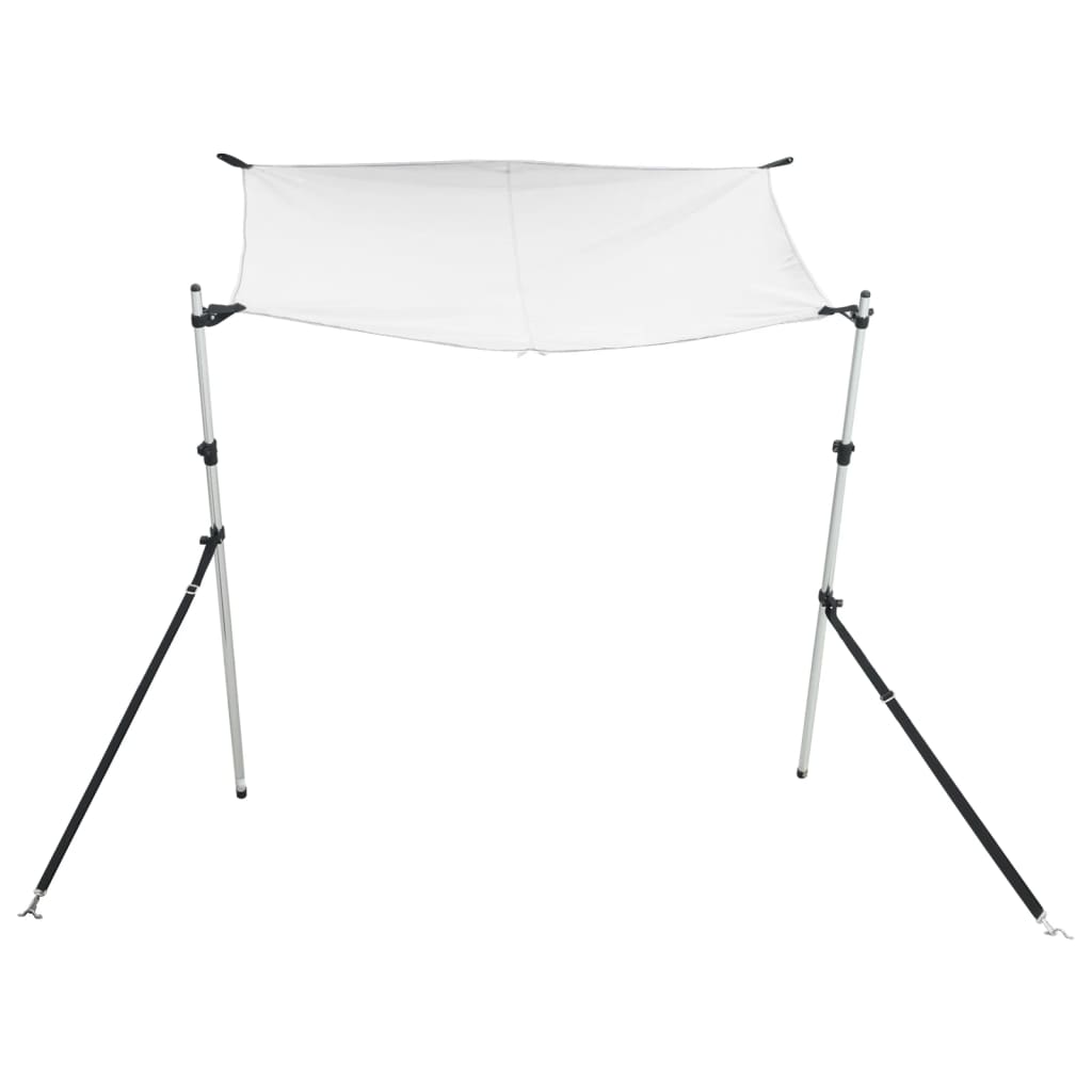 Vidaxl Schatten Stoff T-Top 170x2x8x (115-183) cm wäiss