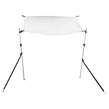 Vidaxl schaduwdoek t-top 170x208x(115-183) cm wit