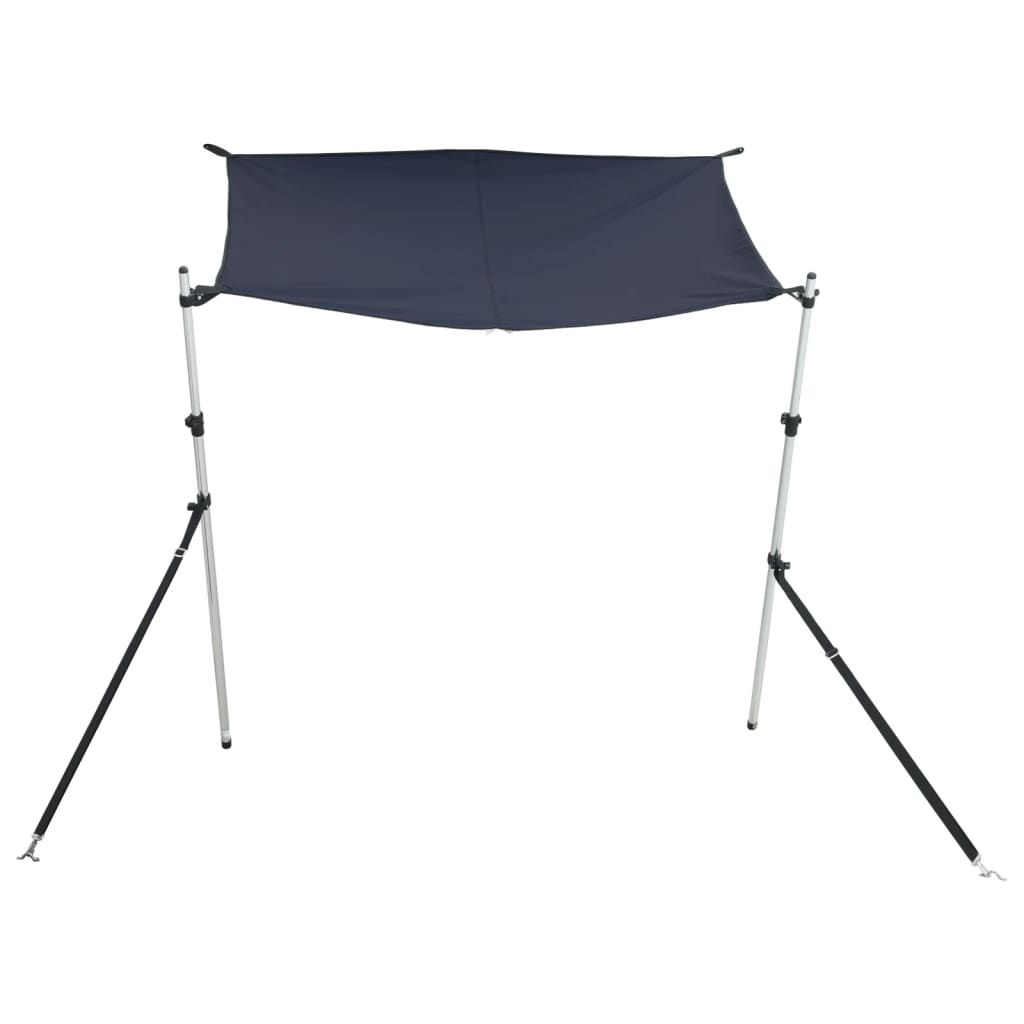 Vidaxl Shade Cloth T-Top 170x208x (115-183) cm marineblå