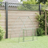 Vidaxl kippenhok 100x105x120 cm gegalvaniseerd staal zilverkleurig