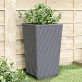 Vidaxl Planzer 2 st 32.5x32.5x57 cm Polyprope Grey