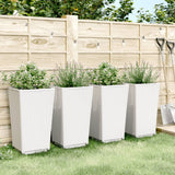 Vidaxl Planters 4 St 32,5x32,5x57 cm polypropenhvide