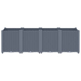 Vidaxl Planning Box 160x40x53 cm Polypropene Gray