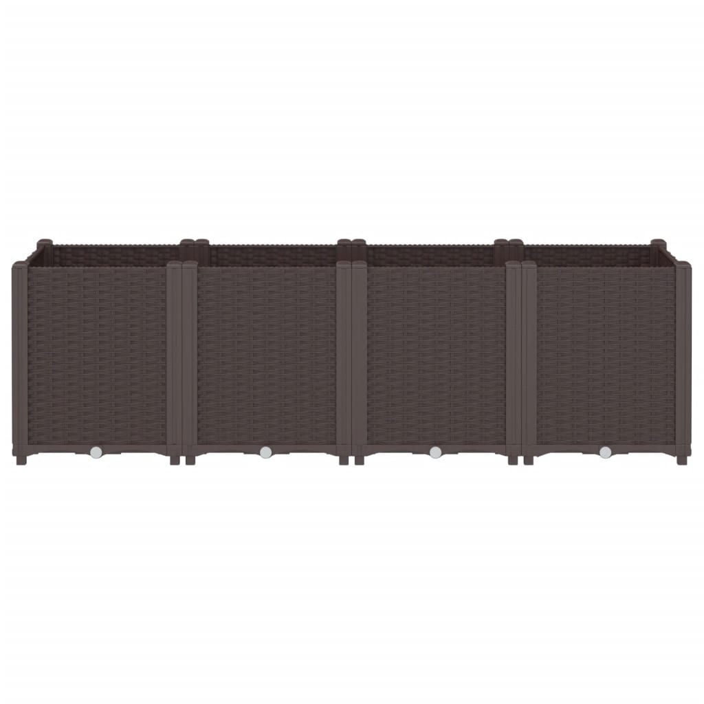 Vidaxl Planning Box 160x40x53 cm Polipropen Brown