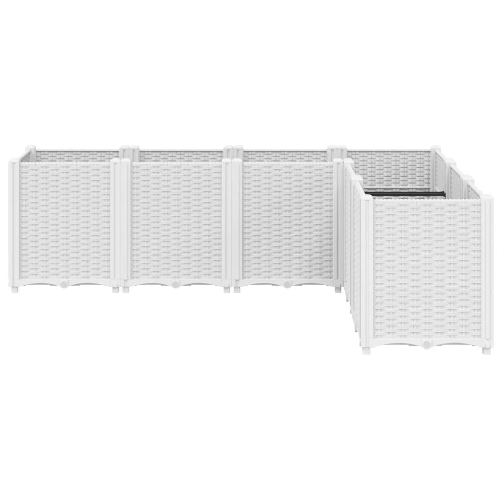 VidaXL Planning box 160x120x53 cm Polypropene white