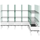 Sadzarka vidaxl z Latwerk 200x160x142,5 cm Polipropen White