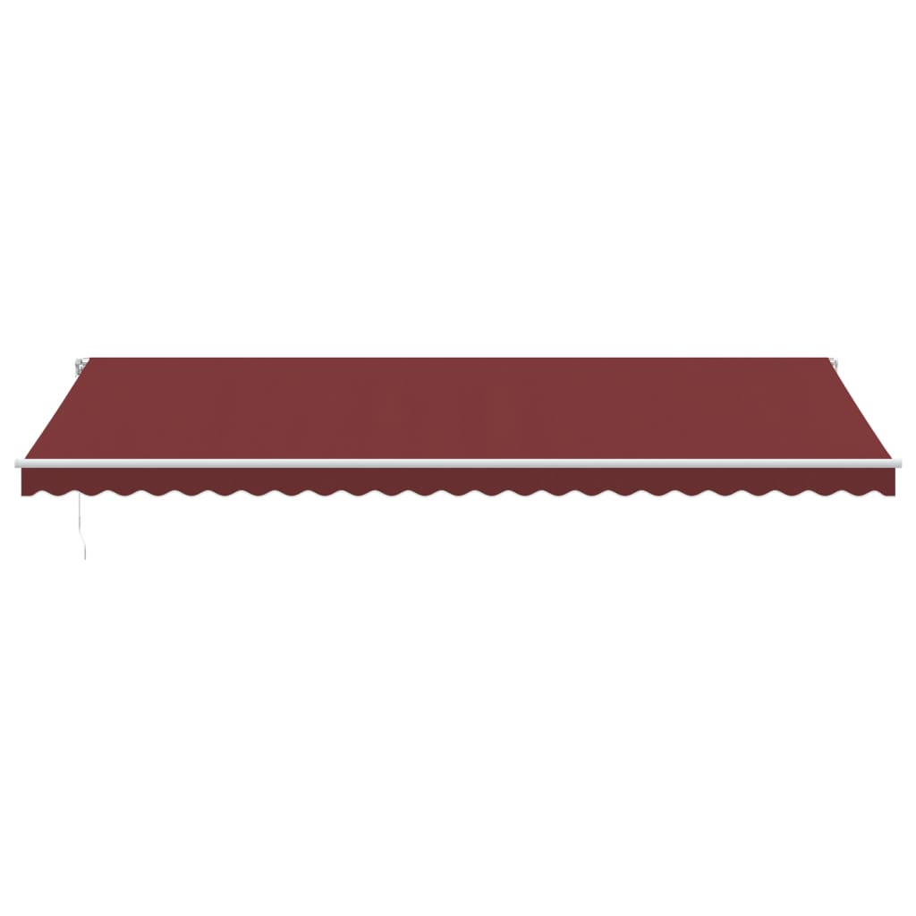 Vidaxl Luifel manually extends 600x300 cm bordeaux red