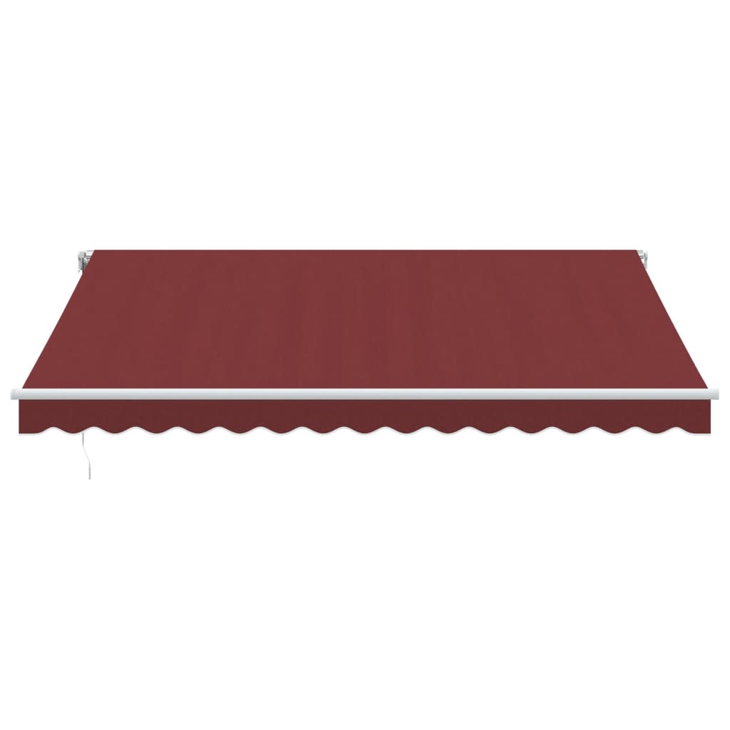 Vidaxl Luifel automatically extends 400x300 cm Bordeaux red