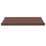 Vidaxl luifel automatesch 500x350 cm Brown