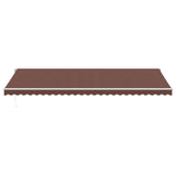 Vidaxl Luifel manually extends 600x300 cm brown