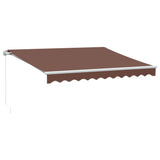 Vidaxl Luifel manually extendable 300x250 cm brown