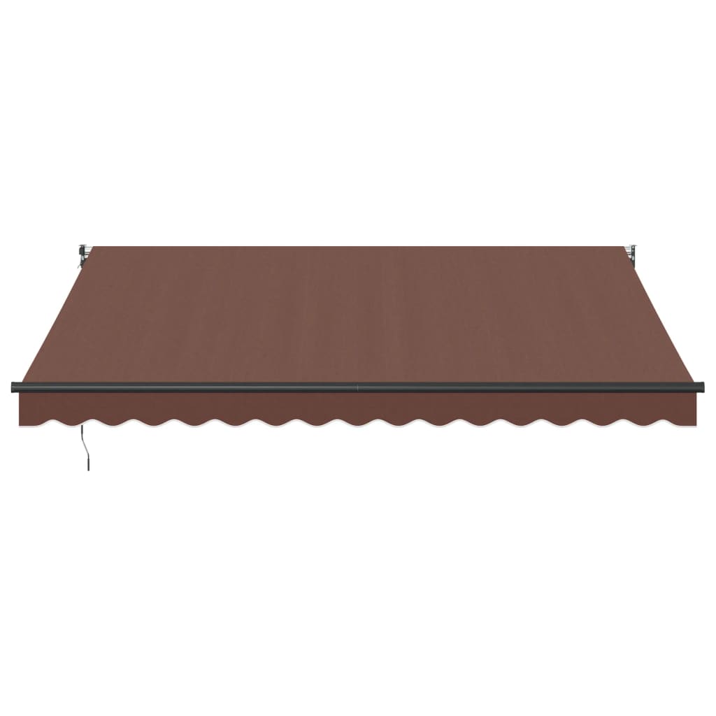 Vidaxl Luifel manually extends 400x300 cm brown