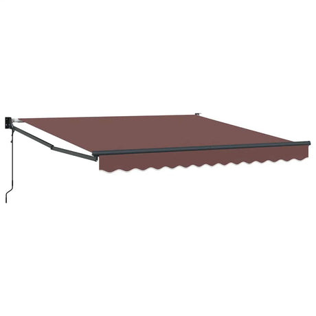 Vidaxl luifel automatisch uittrekbaar 300x250 cm bruin