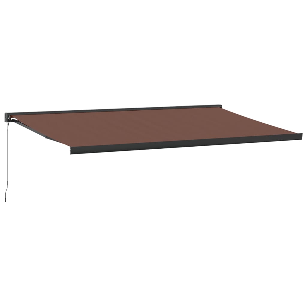 Vidaxl Luifel manually extends 500x300 cm brown