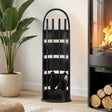 Vidaxl 5-delige openhaardgereedschapset 23x15x66 cm staal