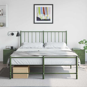 Vidaxl nachtkastjes 2 st 34,5x39x44 cm staal groen