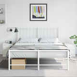 Vidaxl nachtkastjes 2 st 34,5x39x44 cm staal wit