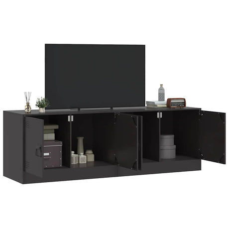 Vidaxl tv-meubelen 2 st 67x39x44 cm staal zwart