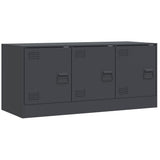 Vidaxl tv-meubel 99x39x44 cm staal antracietkleurig